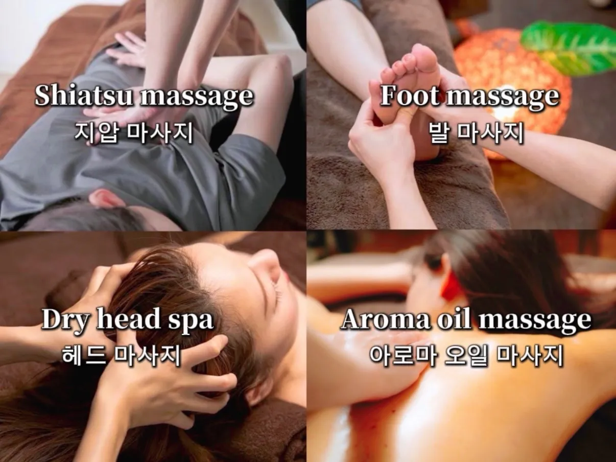 【NO1】Full Body Aroma Oil Massage + Japanese Shiatsu + Head Massage + Foot Reflexology 120min